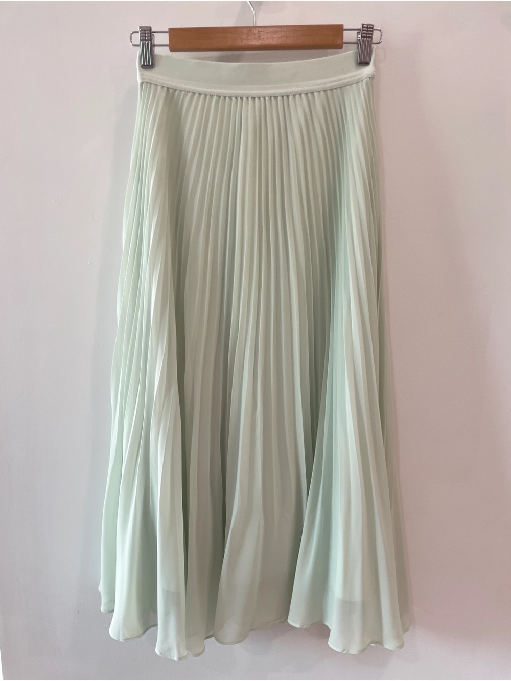 Gentle fawn x For The Jilly Box Pleated Mint Green Skirt 38” Length